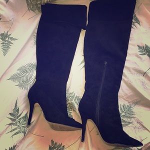 Rock & Republic spiked heel knee length boots